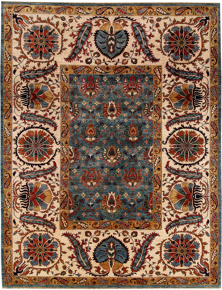 Light Slate Grey Ziegler 9' x 11' 7 - No. 66407 - ALRUG Rug Store