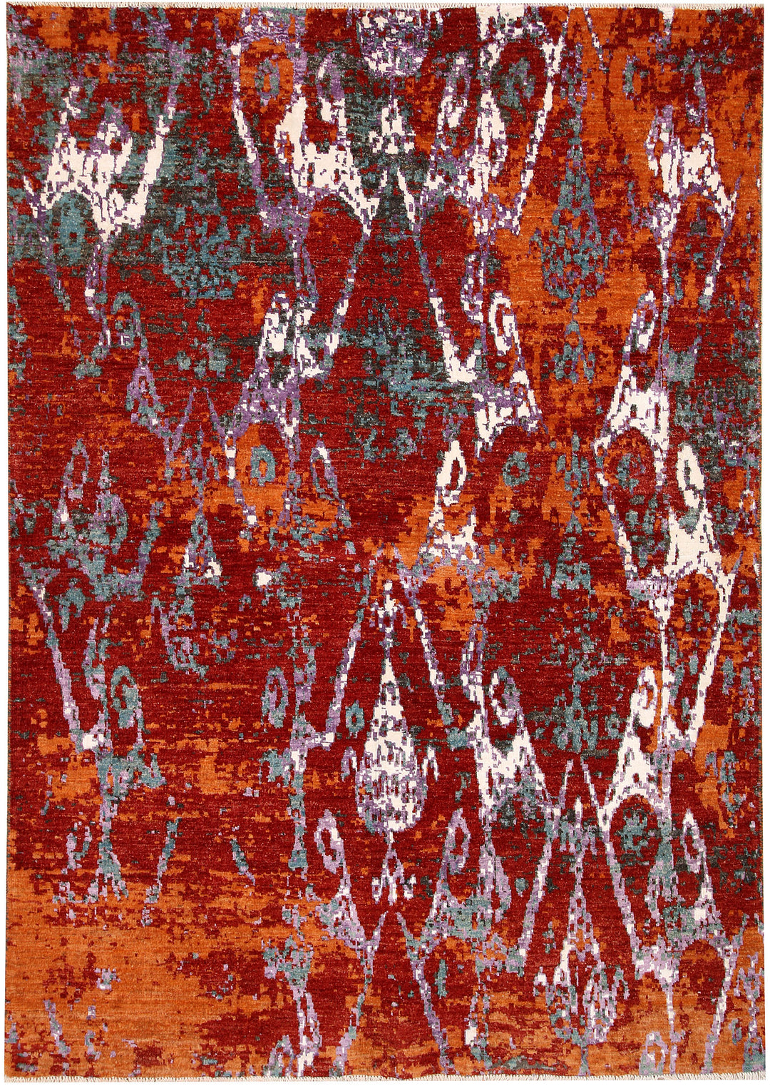 Multi Colored Abstract 5' 5 x 7' 9 - No. 66411 - ALRUG Rug Store