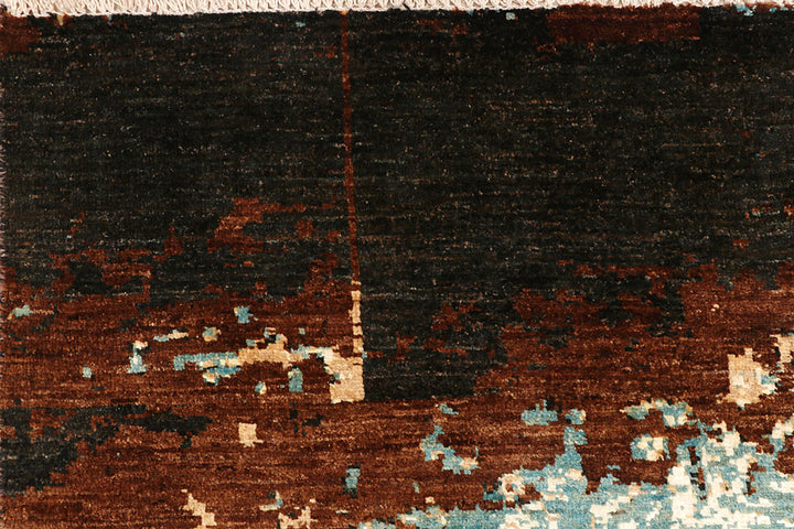 Multi Colored Abstract 8' x 9' 11 - No. 66413 - ALRUG Rug Store