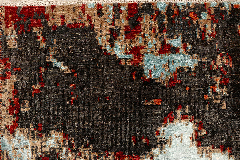 Multi Colored Abstract 6' 6 x 9' 9 - No. 66414 - ALRUG Rug Store