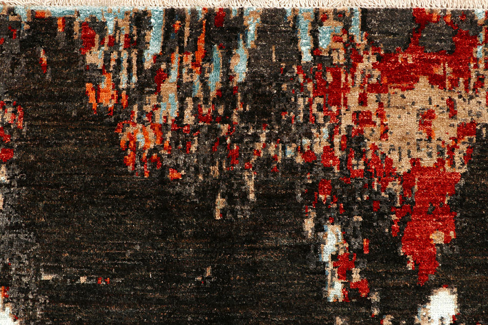 Multi Colored Abstract 6' 6 x 9' 9 - No. 66414 - ALRUG Rug Store