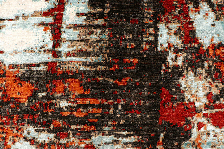 Multi Colored Abstract 6' 6 x 9' 9 - No. 66414 - ALRUG Rug Store