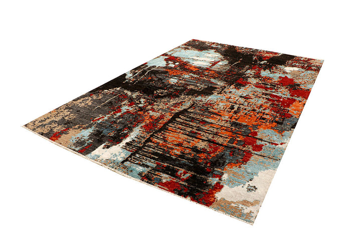Multi Colored Abstract 6' 6 x 9' 9 - No. 66414 - ALRUG Rug Store