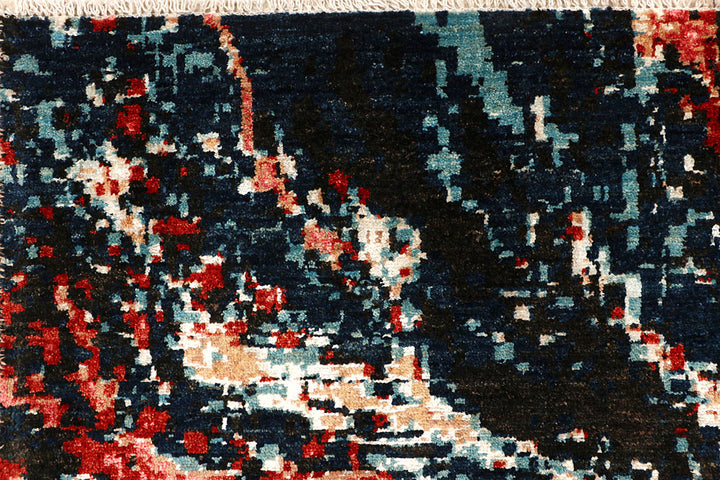 Multi Colored Abstract 6' 7 x 9' 9 - No. 66415 - ALRUG Rug Store