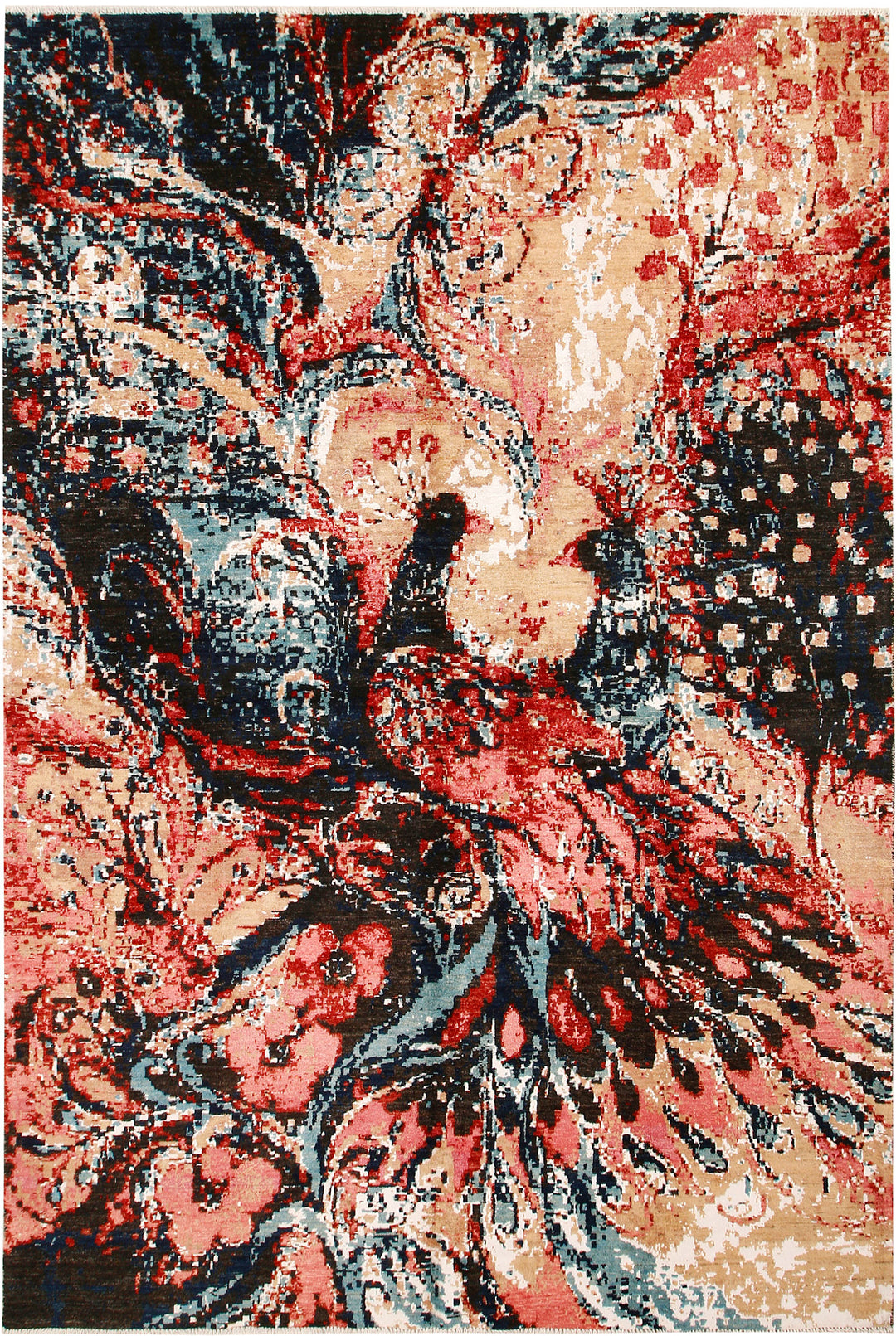 Multi Colored Abstract 6' 7 x 9' 9 - No. 66415 - ALRUG Rug Store