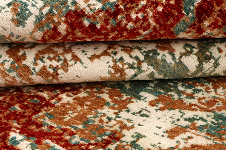 Multi Colored Abstract 6' 6 x 9' 6 - No. 66416 - ALRUG Rug Store