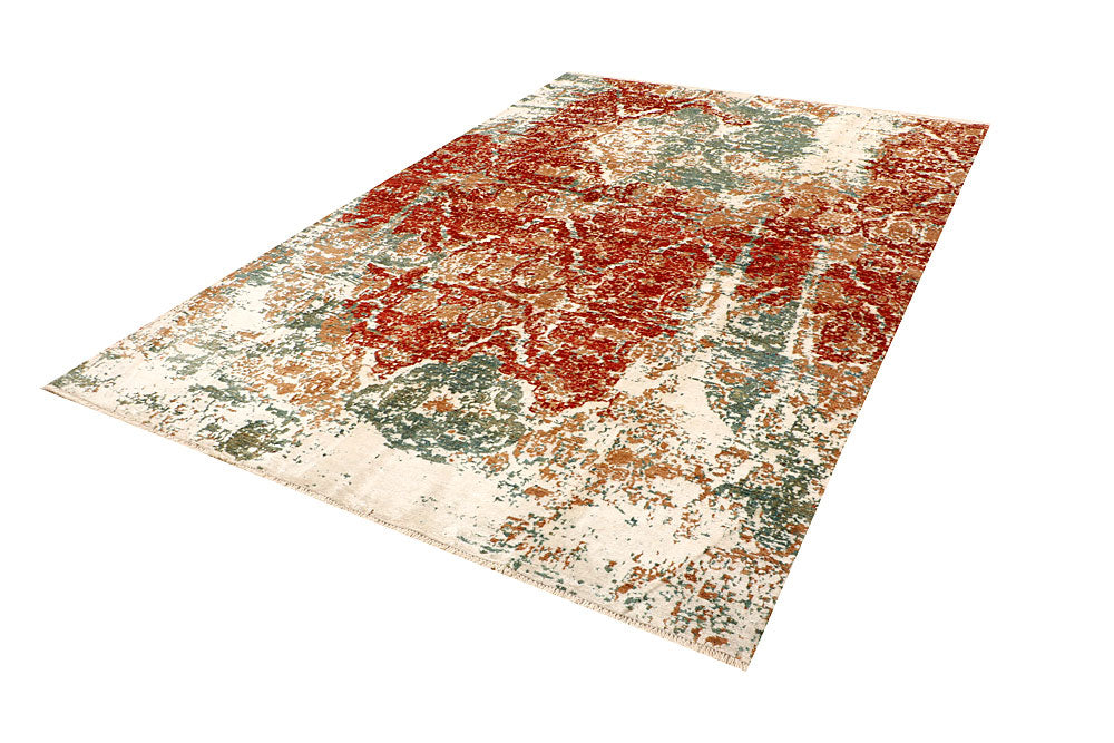 Multi Colored Abstract 6' 6 x 9' 6 - No. 66416 - ALRUG Rug Store