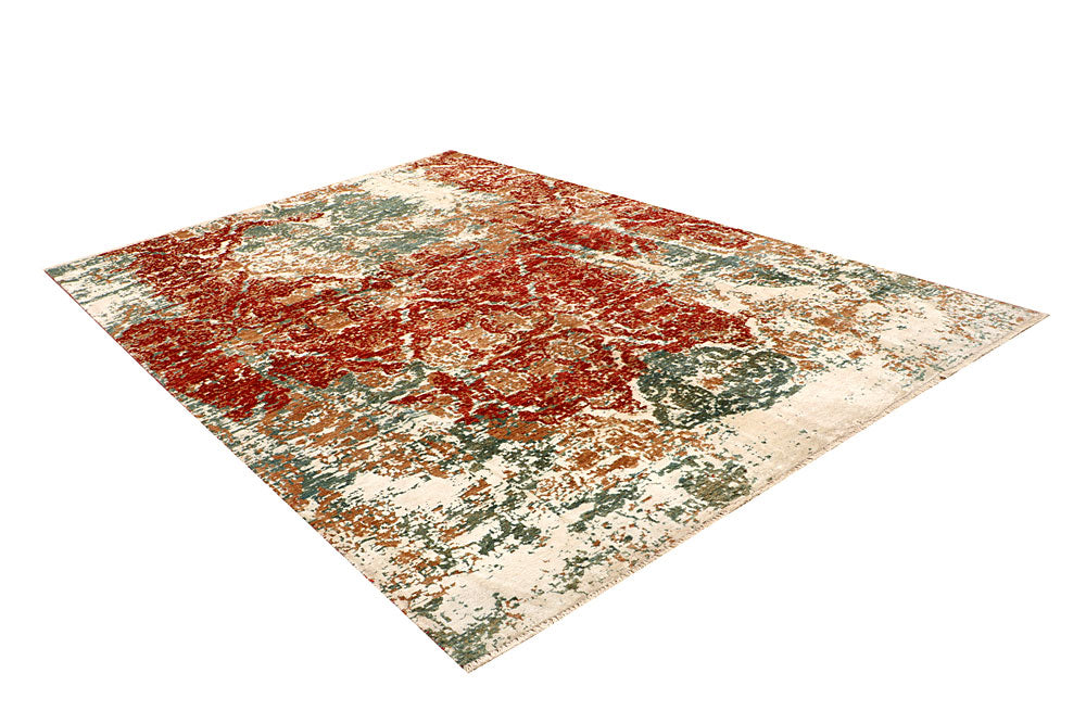 Multi Colored Abstract 6' 6 x 9' 6 - No. 66416 - ALRUG Rug Store