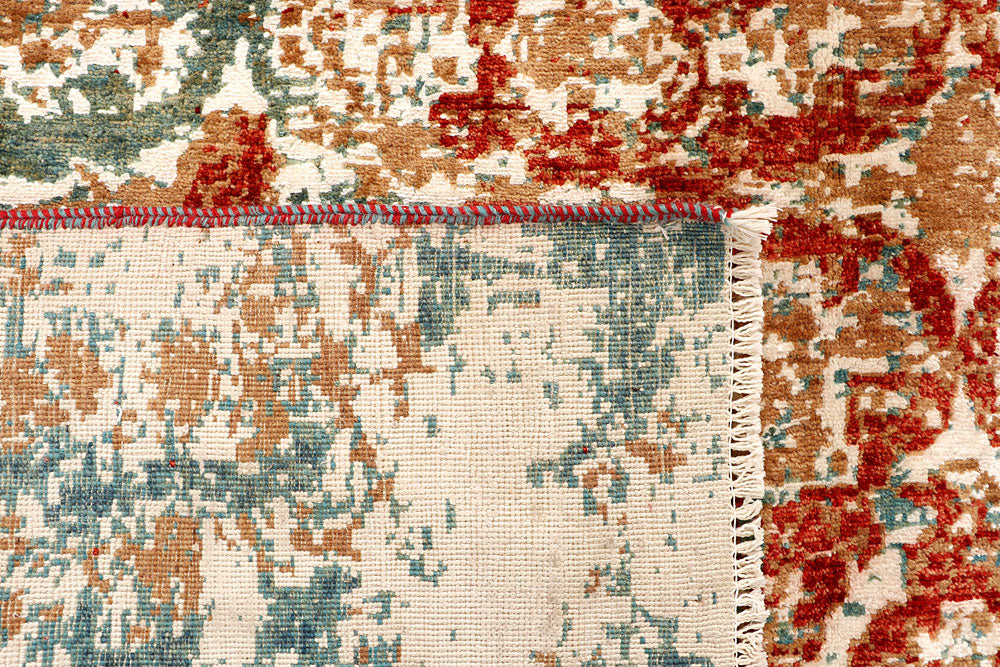 Multi Colored Abstract 6' 6 x 9' 6 - No. 66416 - ALRUG Rug Store