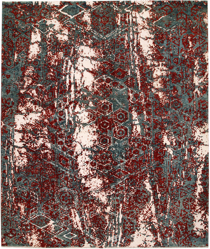 Multi Colored Abstract 8' 1 x 9' 8 - No. 66418 - ALRUG Rug Store