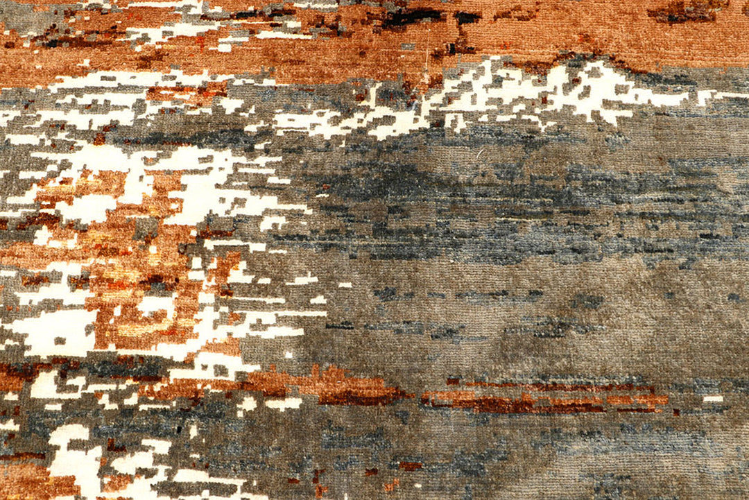 Multi Colored Abstract 6'  9" x 9'  9" - No. QA36738