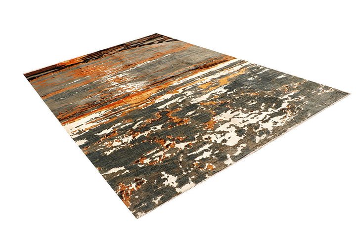 Multi Colored Abstract 6' 9 x 9' 9 - No. 66419 - ALRUG Rug Store