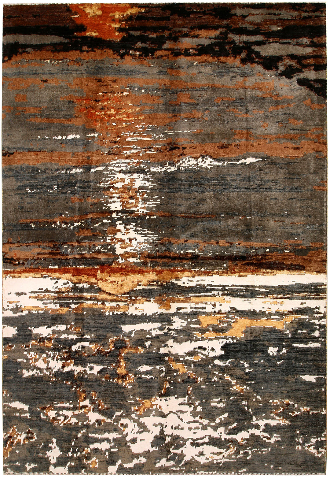 Multi Colored Abstract 6' 9 x 9' 9 - No. 66419 - ALRUG Rug Store