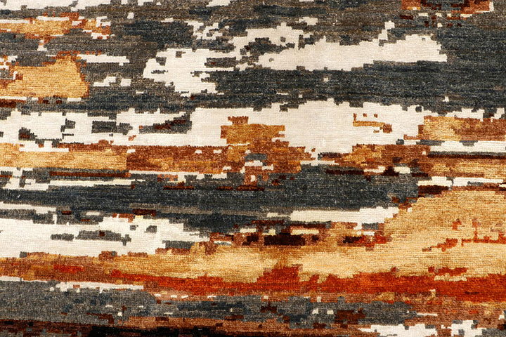 Multi Colored Abstract 8'  x" 9'  10" - No. QA55150