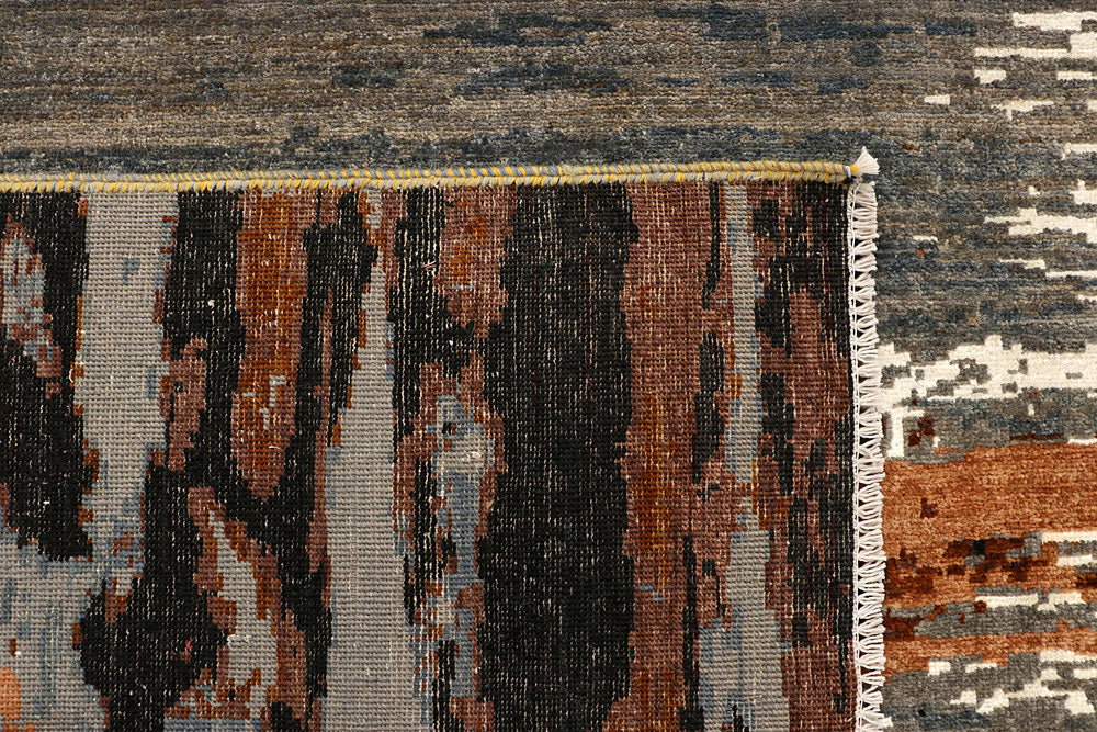 Multi Colored Abstract 8' x 9' 10 - No. 66421 - ALRUG Rug Store