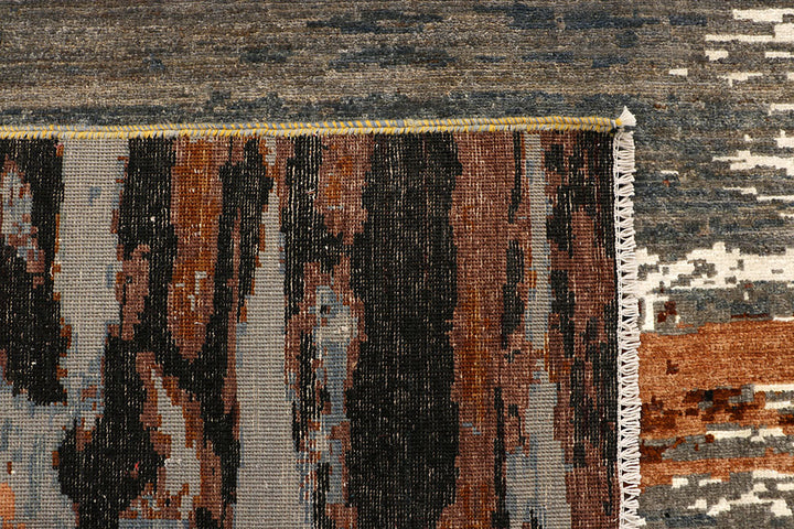 Multi Colored Abstract 8' x 9' 10 - No. 66421 - ALRUG Rug Store