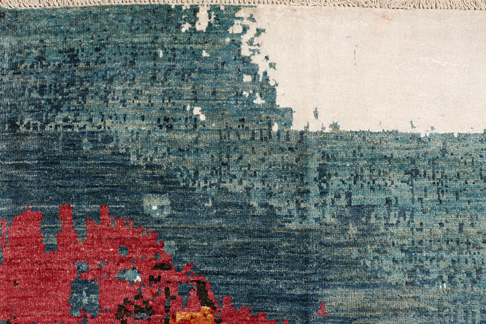 Multi Colored Abstract 6' 7 x 9' 4 - No. 66422 - ALRUG Rug Store