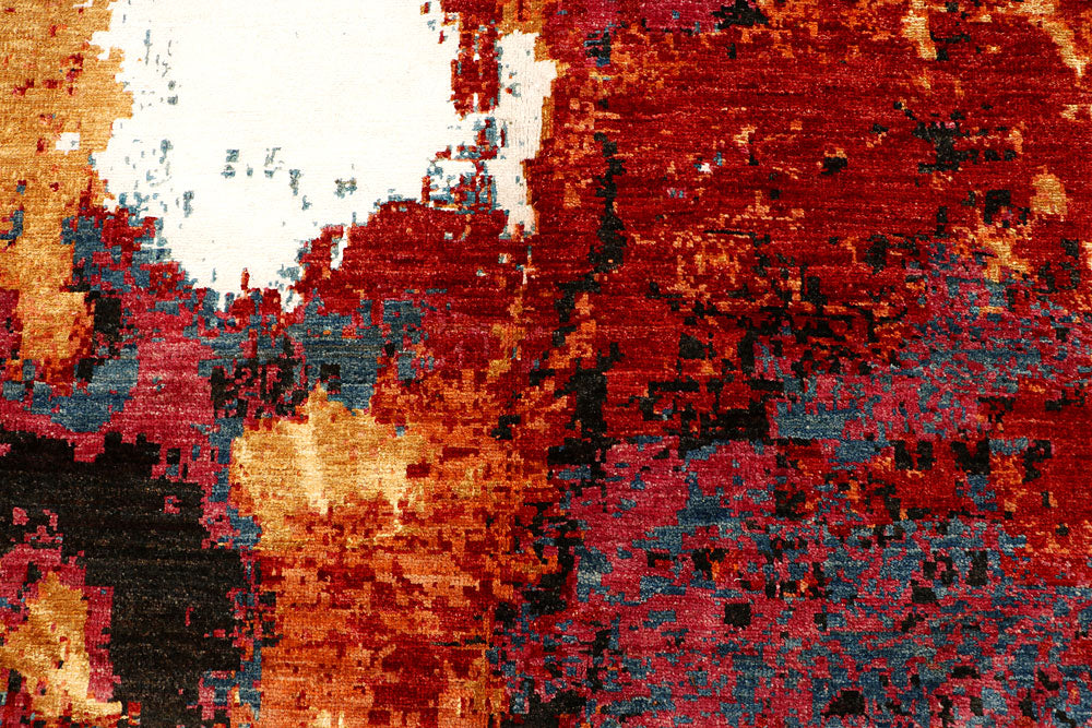 Multi Colored Abstract 6' 7 x 9' 4 - No. 66422 - ALRUG Rug Store