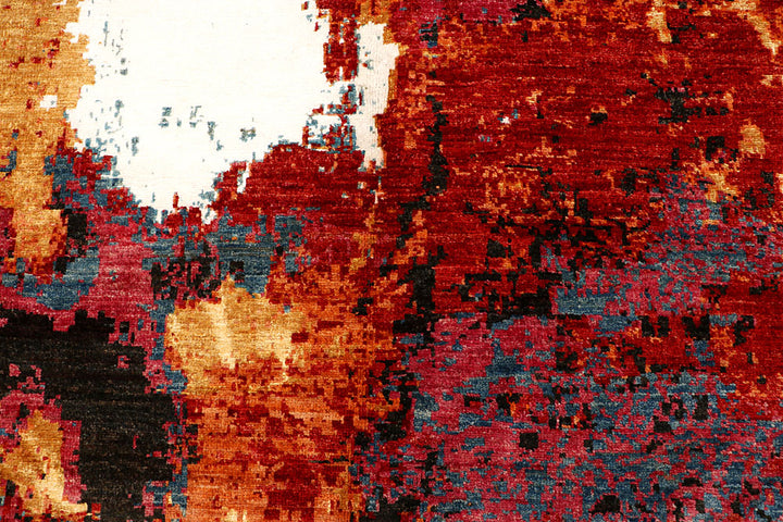 Multi Colored Abstract 6' 7 x 9' 4 - No. 66422 - ALRUG Rug Store