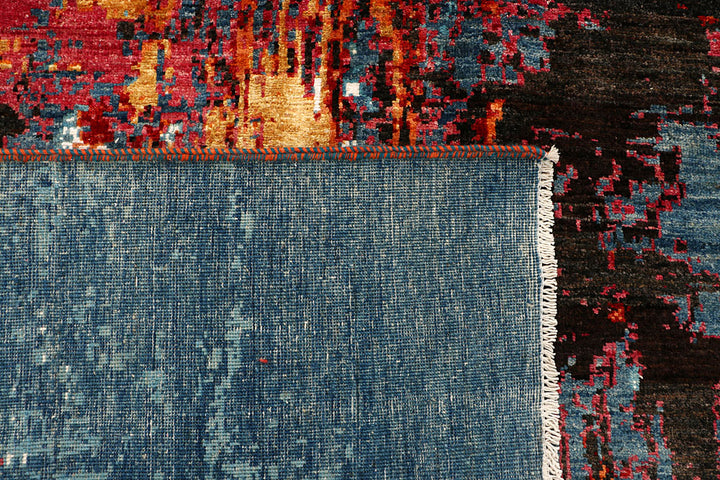 Multi Colored Abstract 6' 7 x 9' 4 - No. 66422 - ALRUG Rug Store