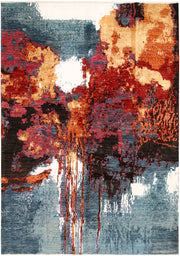 Multi Colored Abstract 6' 7 x 9' 4 - No. 66422 - ALRUG Rug Store