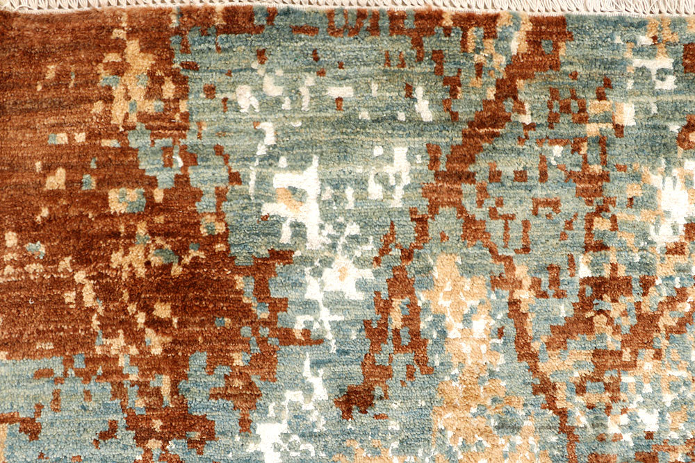 Multi Colored Abstract 8' x 10' 5 - No. 66423 - ALRUG Rug Store