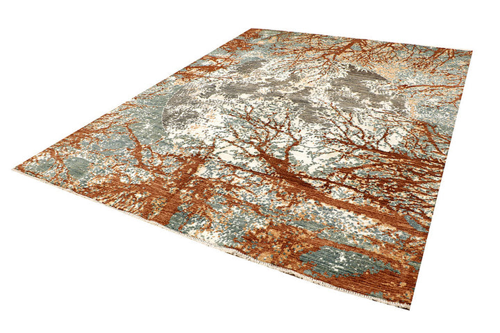 Multi Colored Abstract 8'  x" 10'  5" - No. QA23001