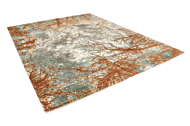 Multi Colored Abstract 8' x 10' 5 - No. 66423 - ALRUG Rug Store