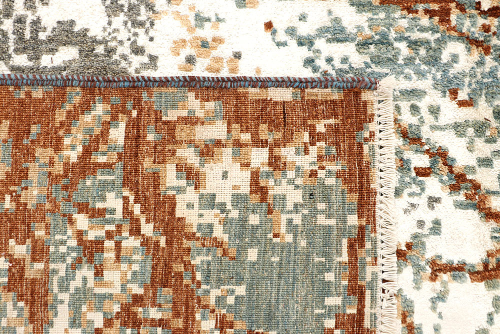 Multi Colored Abstract 8' x 10' 5 - No. 66423 - ALRUG Rug Store