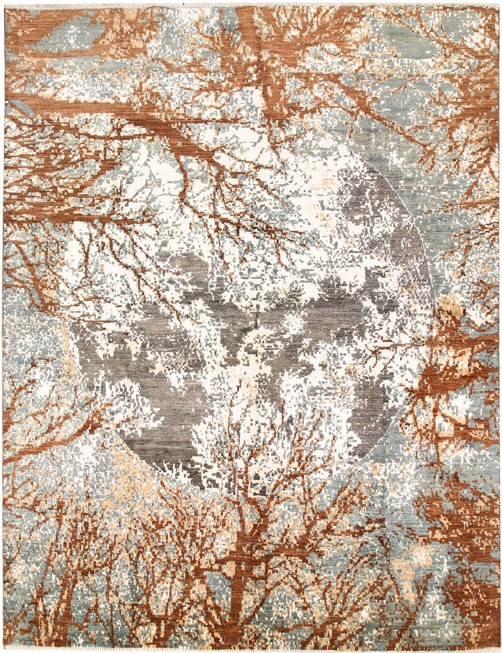 Multi Colored Abstract 8' x 10' 5 - No. 66423 - ALRUG Rug Store