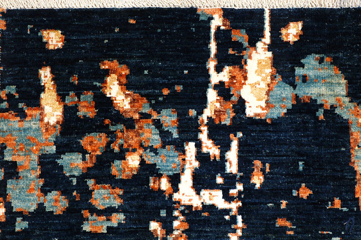 Multi Colored Abstract 7' 10 x 9' 9 - No. 66424 - ALRUG Rug Store