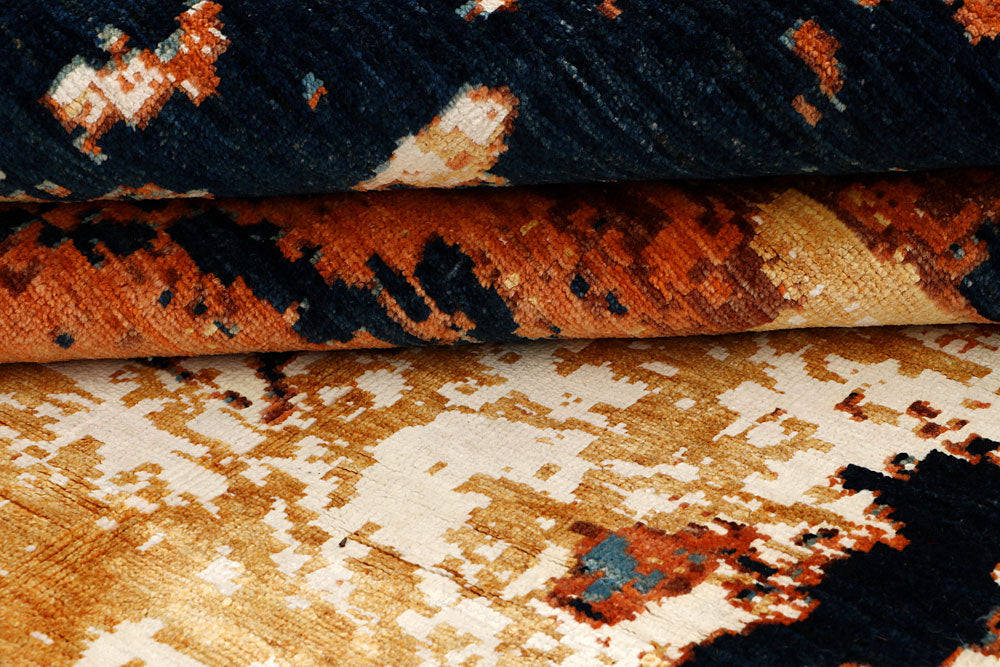 Multi Colored Abstract 7' 10 x 9' 9 - No. 66424 - ALRUG Rug Store