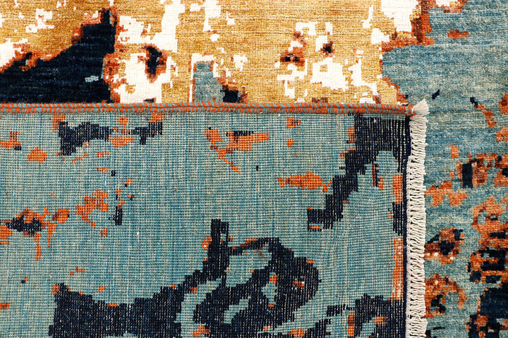 Multi Colored Abstract 7' 10 x 9' 9 - No. 66424 - ALRUG Rug Store