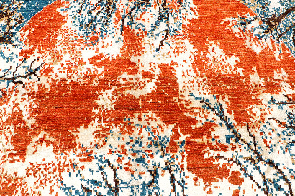 Multi Colored Abstract 7' 11 x 10' 10 - No. 66425 - ALRUG Rug Store