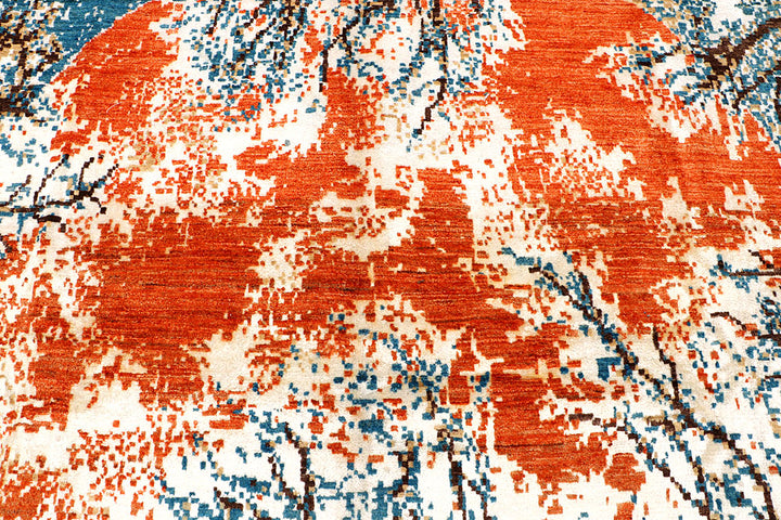 Multi Colored Abstract 7' 11 x 10' 10 - No. 66425 - ALRUG Rug Store