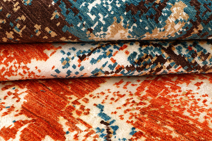 Multi Colored Abstract 7' 11 x 10' 10 - No. 66425 - ALRUG Rug Store