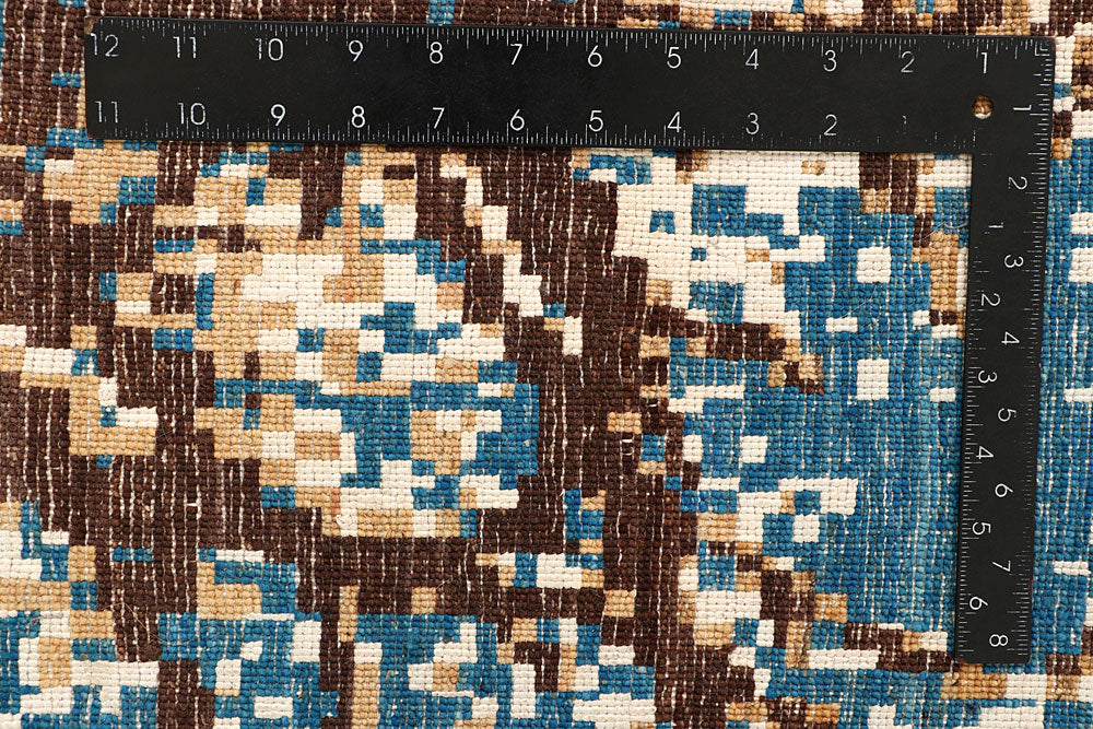 Multi Colored Abstract 7' 11 x 10' 10 - No. 66425 - ALRUG Rug Store