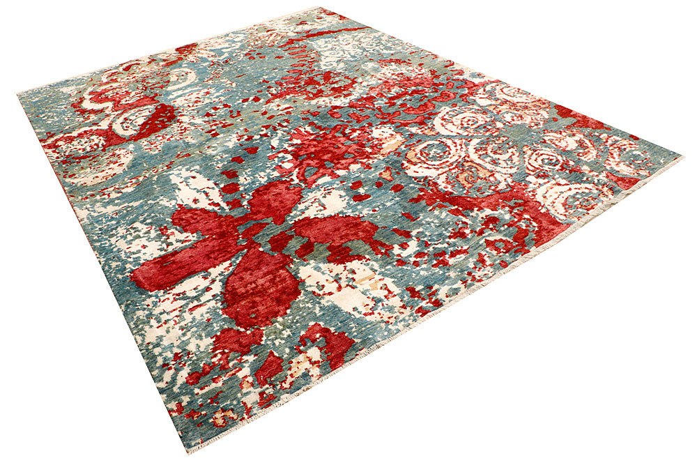 Multi Colored Abstract 7' 9 x 9' 9 - No. 66426 - ALRUG Rug Store