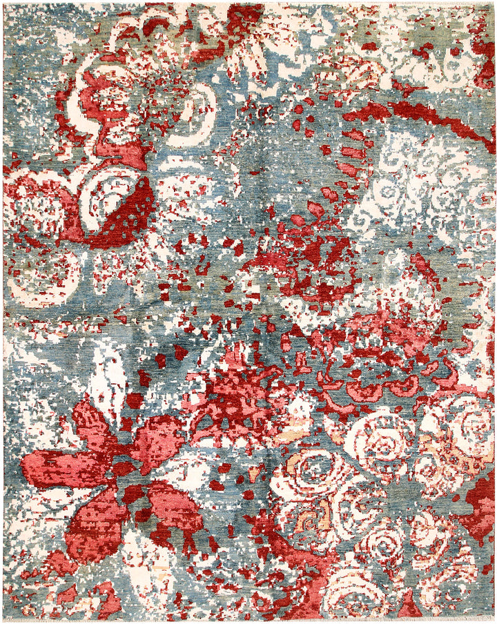 Multi Colored Abstract 7' 9 x 9' 9 - No. 66426 - ALRUG Rug Store