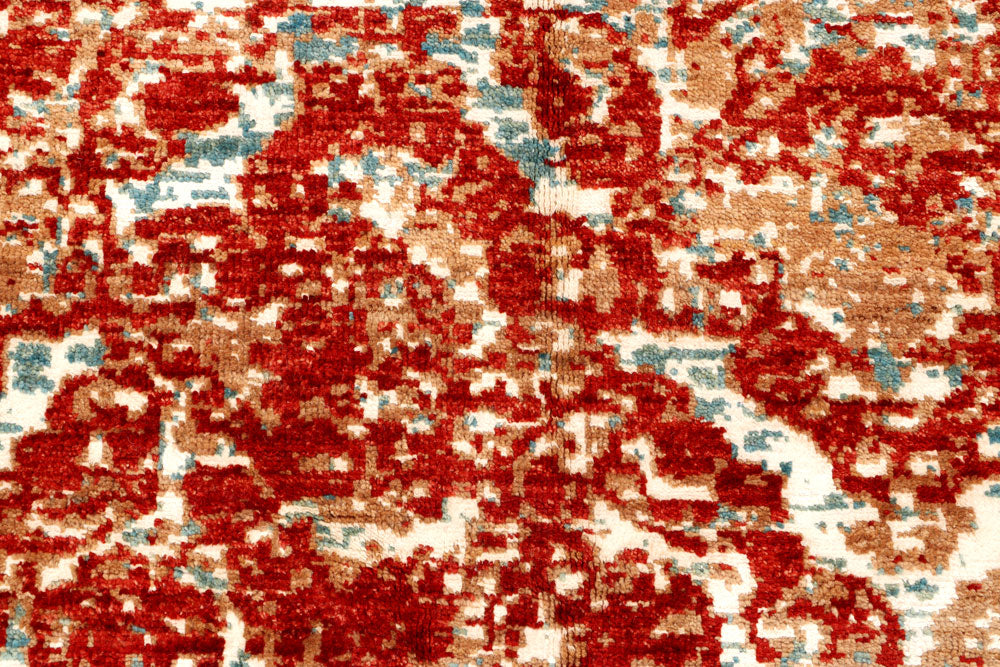 Multi Colored Abstract 8' 1 x 10' - No. 66427 - ALRUG Rug Store