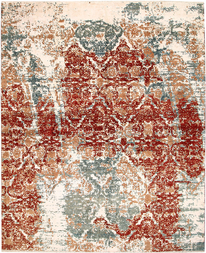 Multi Colored Abstract 8' 1 x 10' - No. 66427 - ALRUG Rug Store