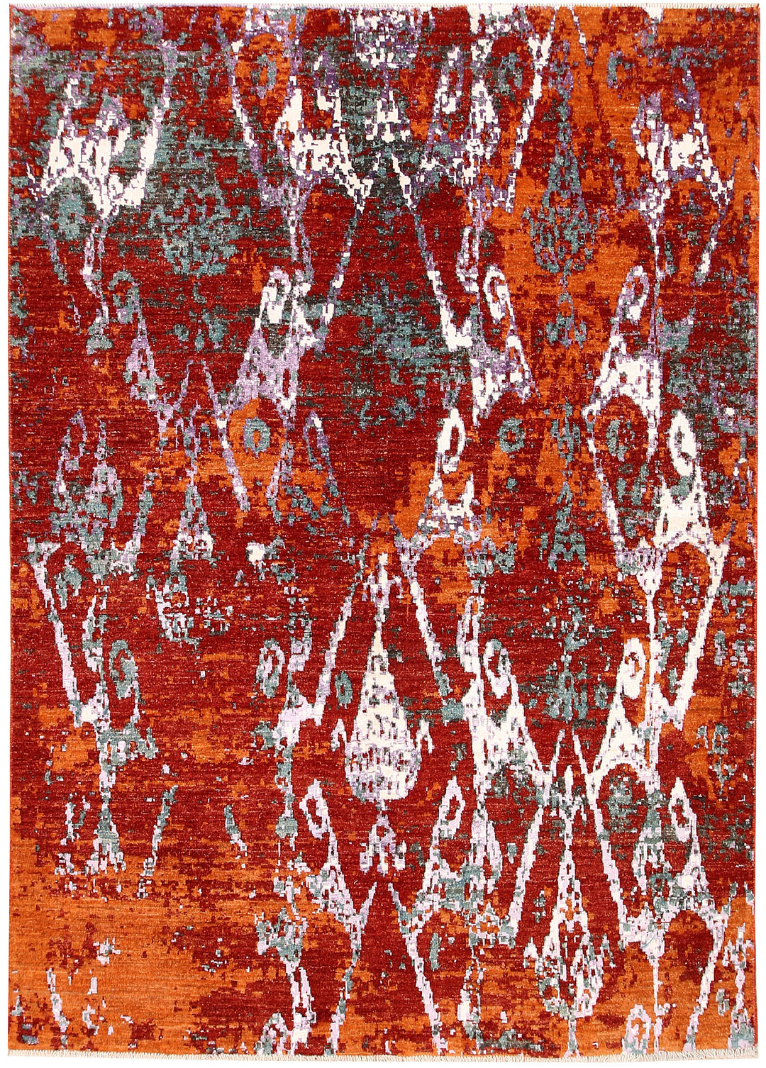 Multi Colored Abstract 5' 6 x 7' 10 - No. 66429 - ALRUG Rug Store