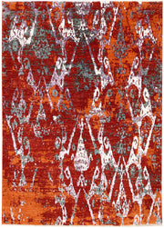Multi Colored Abstract 5' 6 x 7' 10 - No. 66429 - ALRUG Rug Store