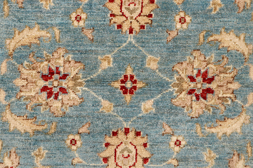 Sky Blue Ziegler 2' 11 x 4' 10 - No. 66435 - ALRUG Rug Store