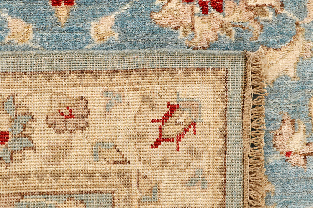 Sky Blue Ziegler 2' 11 x 4' 10 - No. 66435 - ALRUG Rug Store