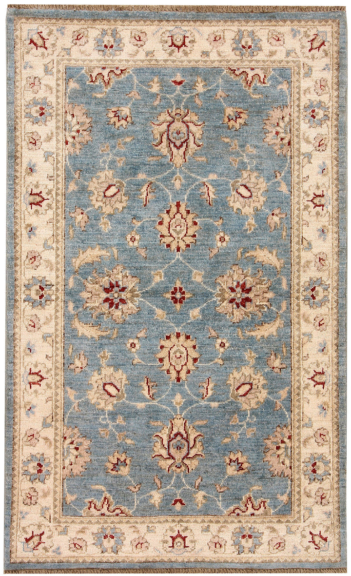 Sky Blue Ziegler 2' 11 x 4' 10 - No. 66435 - ALRUG Rug Store