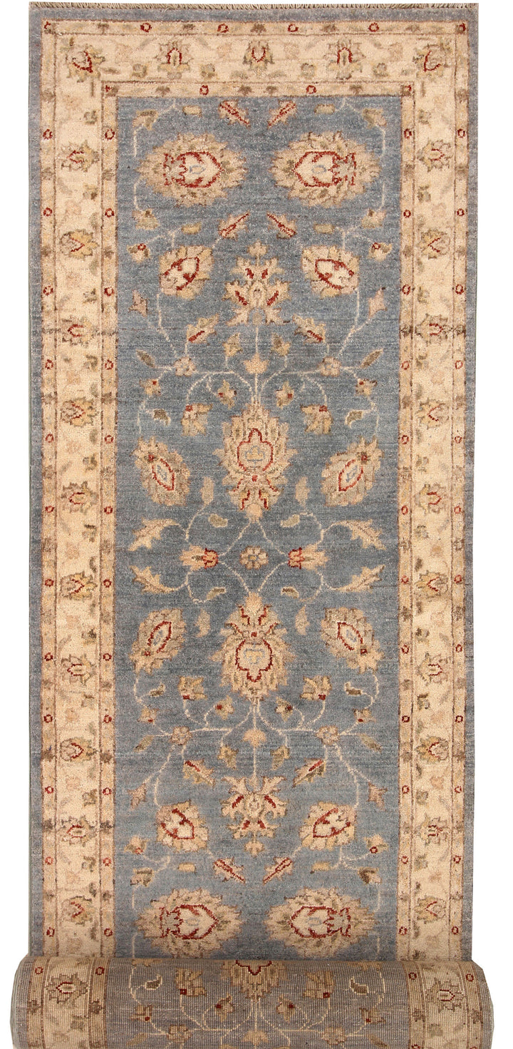 Light Slate Grey Oushak 2' 7 x 12' 6 - No. 66439 - ALRUG Rug Store
