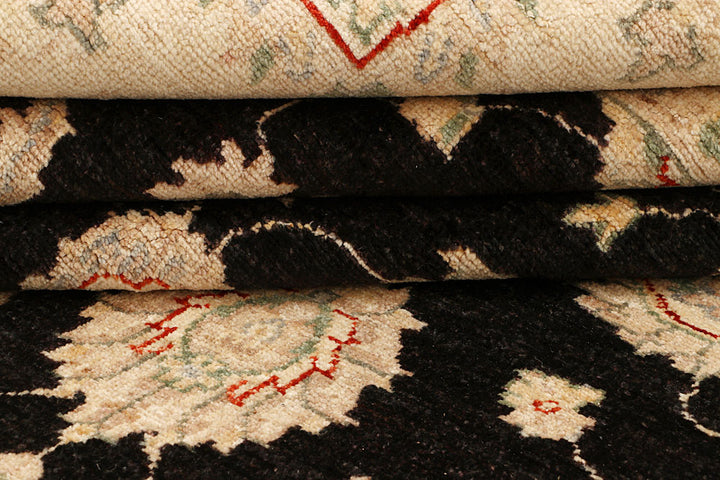 Black Ziegler 8' 11 x 11' 7 - No. 66452 - ALRUG Rug Store