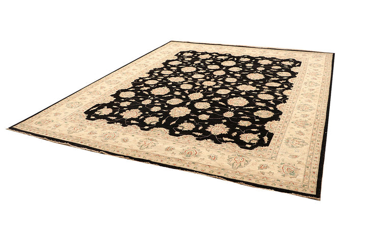 Black Ziegler 8' 11 x 11' 7 - No. 66452 - ALRUG Rug Store