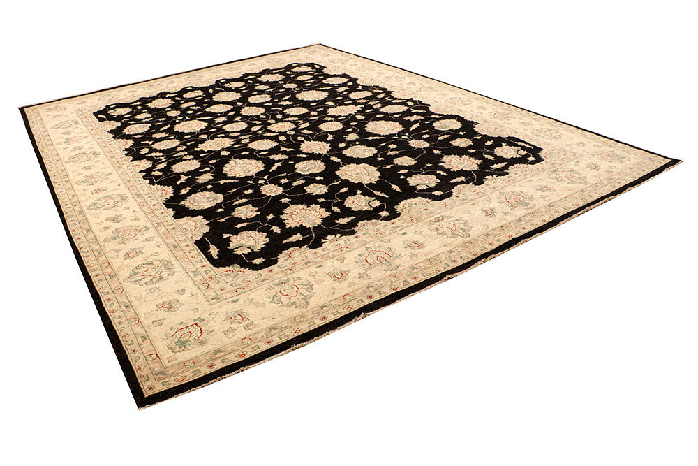 Black Ziegler 8' 11 x 11' 7 - No. 66452 - ALRUG Rug Store